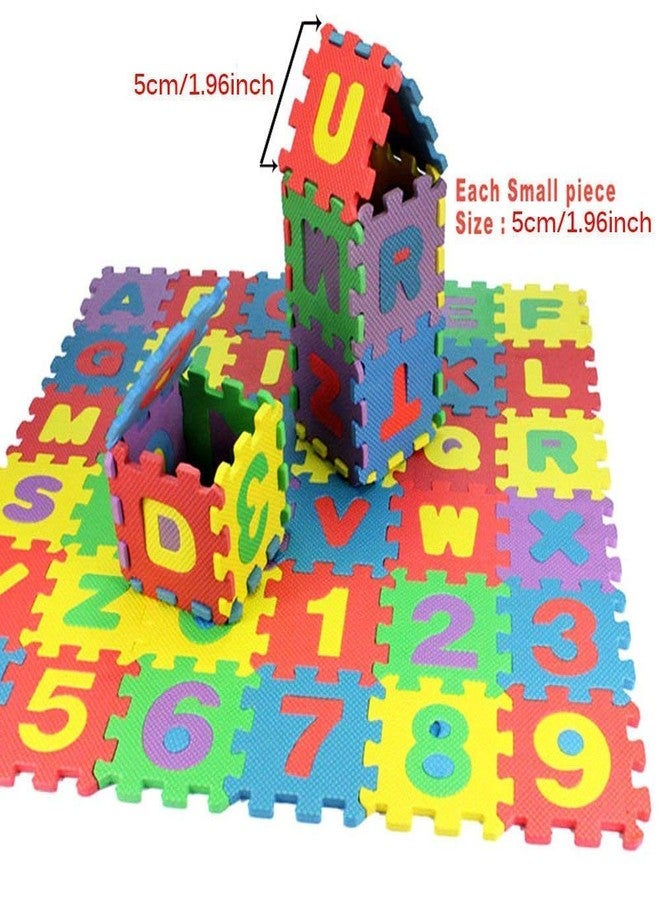 WOLFANO ABCD EVA, Foam Matt Cum Puzzle, Non Toxic, 36 Piece, ABCD and Counting to Make Learning Fun - Image 3